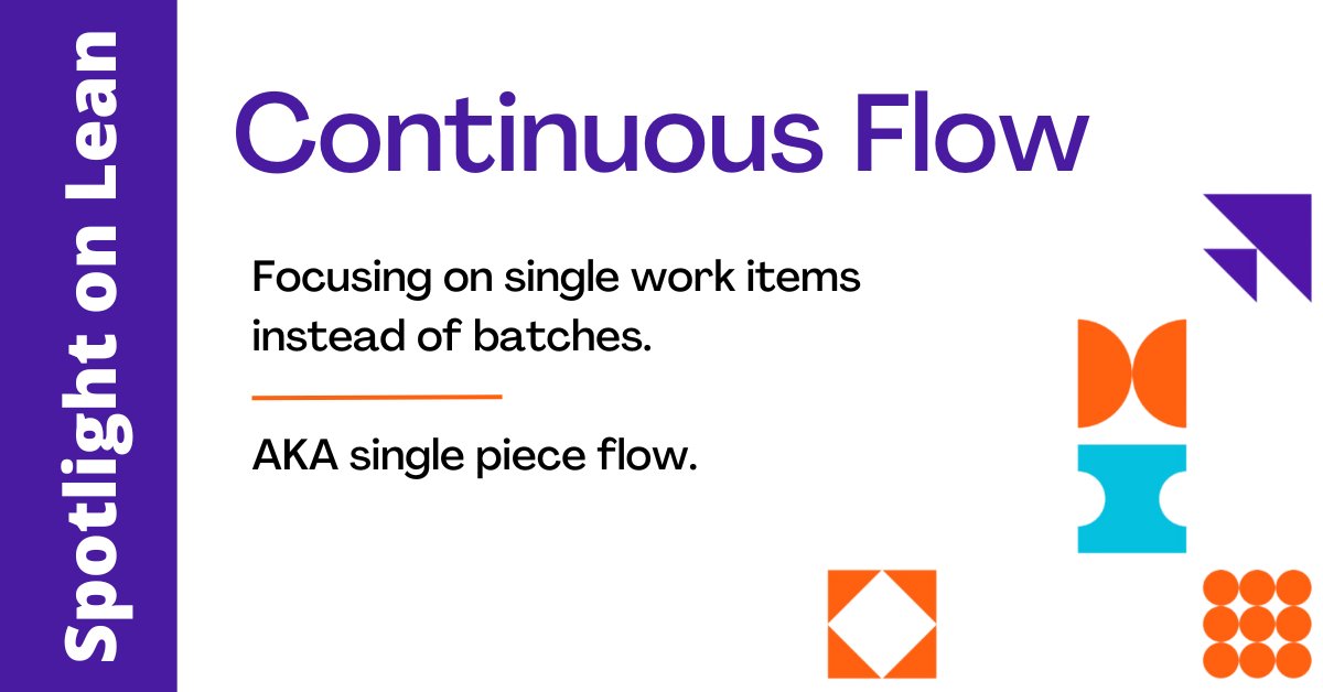 PMIMileHi's tweet image. The foundation of this idea is that teams can better optimize their practices with consistent, manageable workloads.
How have you been most successful in implementing #continuousflow with your teams?
Let's discuss this at our next networking event!
#PMI