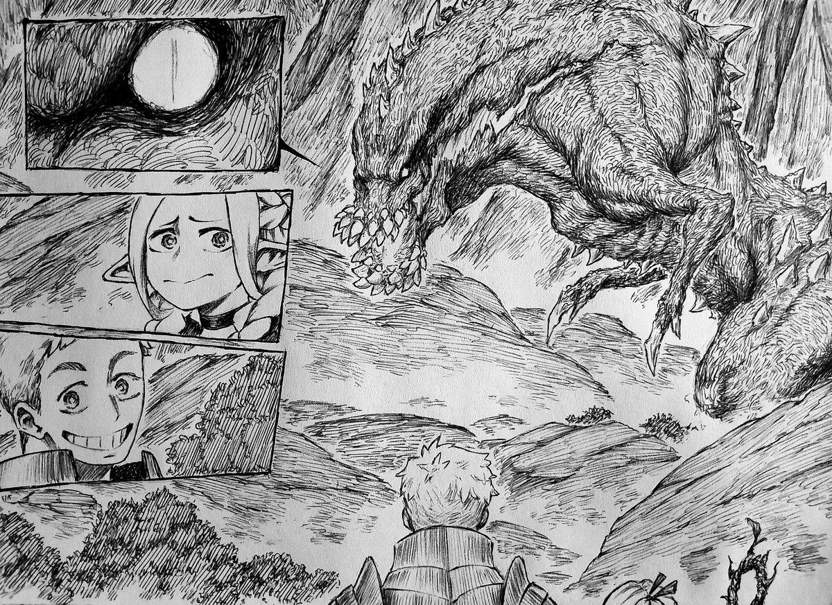 You Have Alerted The Pickle. 
#DungeonMeshi