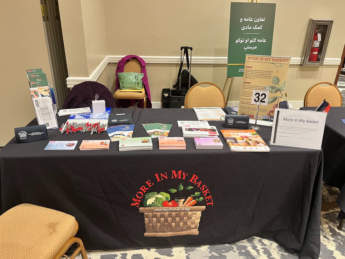 basket_more's tweet photo. This week the More In My Basket team attended the Afghan Support Center Fair in Durham to discuss SNAP/FNS in North Carolina. Participants at the fair received information about other government agencies, housing, employment, health, legal services & many more.
#mimb #SNAP #NC https://t.co/fFtq09Am4l