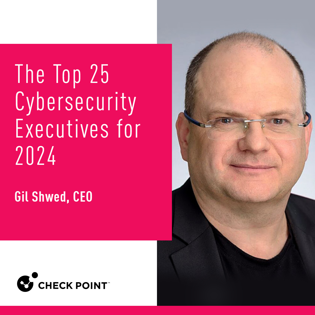 CheckPointSW's tweet photo. Check Point is proud to share that our CEO, Gil Shwed, has been named to the Top 25 #Cybersecurity Executives of 2024 list by The Software Report. 

Congratulations to Gil and all of the other honorees! https://t.co/rV9JOdDmDw https://t.co/naHCVghKbZ