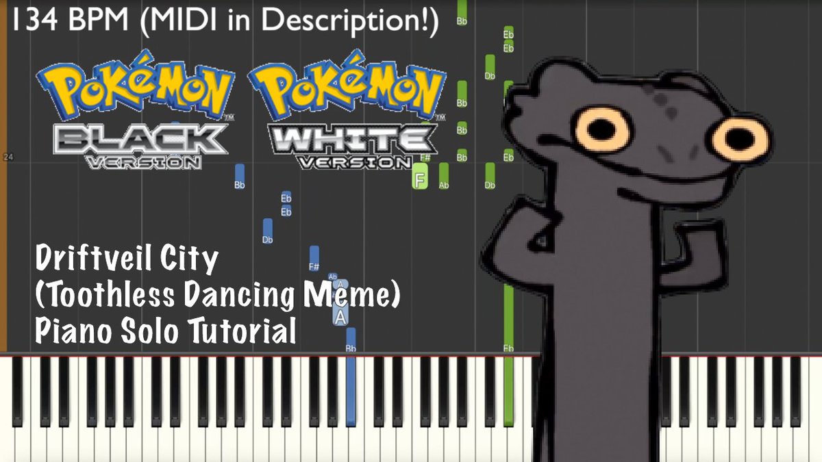 musifications's tweet photo. The Driftveil City (Toothless Dancing Meme) piano solo and tutorial is now out!
https://t.co/tgt3HUTp45
#piano #solo #tutorial #driftveilcity #toothless #casvandepol #pokemon #pokemonblackwhite https://t.co/hErn5AIVD9
