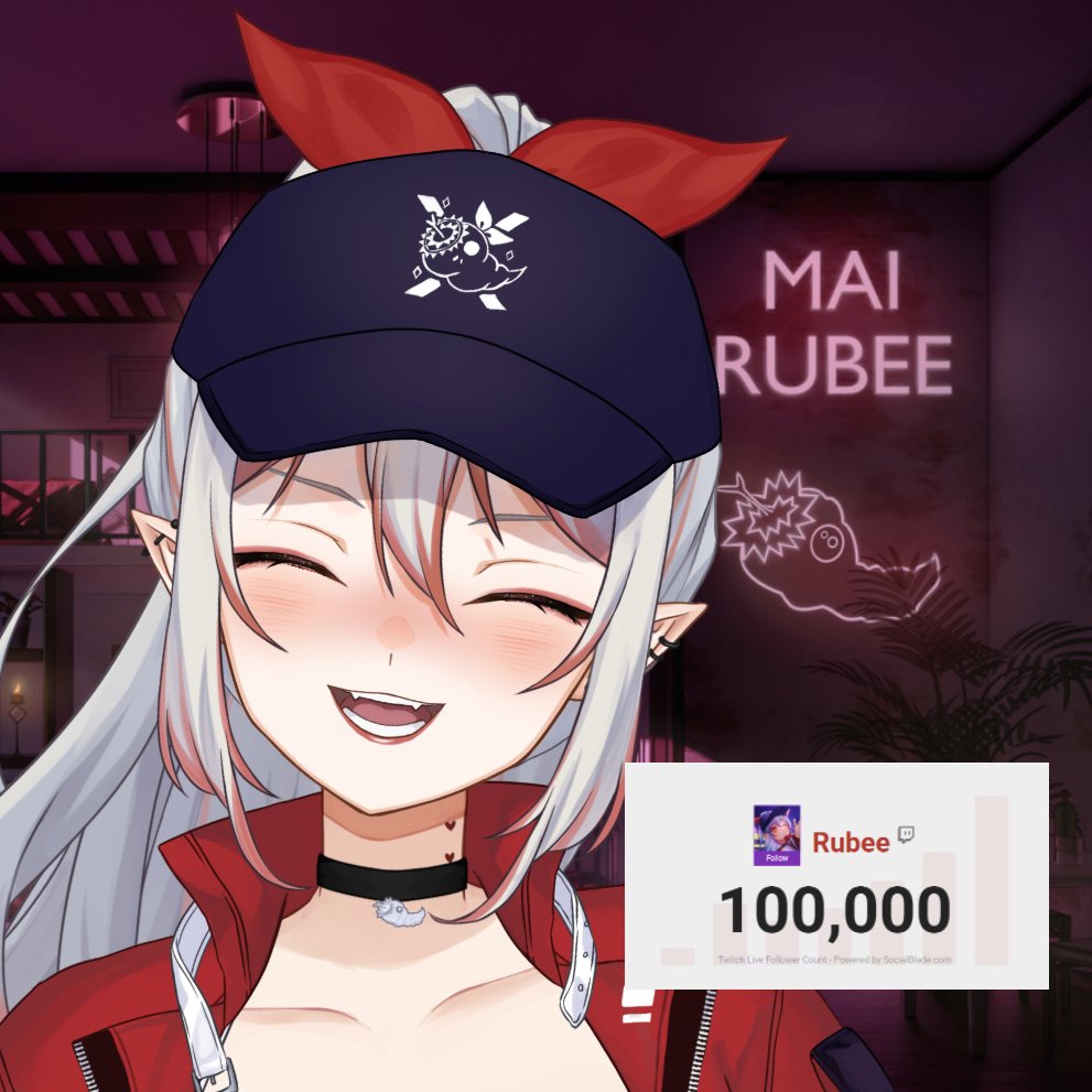 AAAAAAA WE HIT 100K ON TWITCH! 😭🪱💞

When I try to put this into words, I can't help but feel emotional. I am so thankful for the insane support I've received from my community. I promise to keep working hard for more amazing things to come! 🥳CHEERS TO US, ILY ALL! THANK YOU https://t.co/ATuQIrOyGx