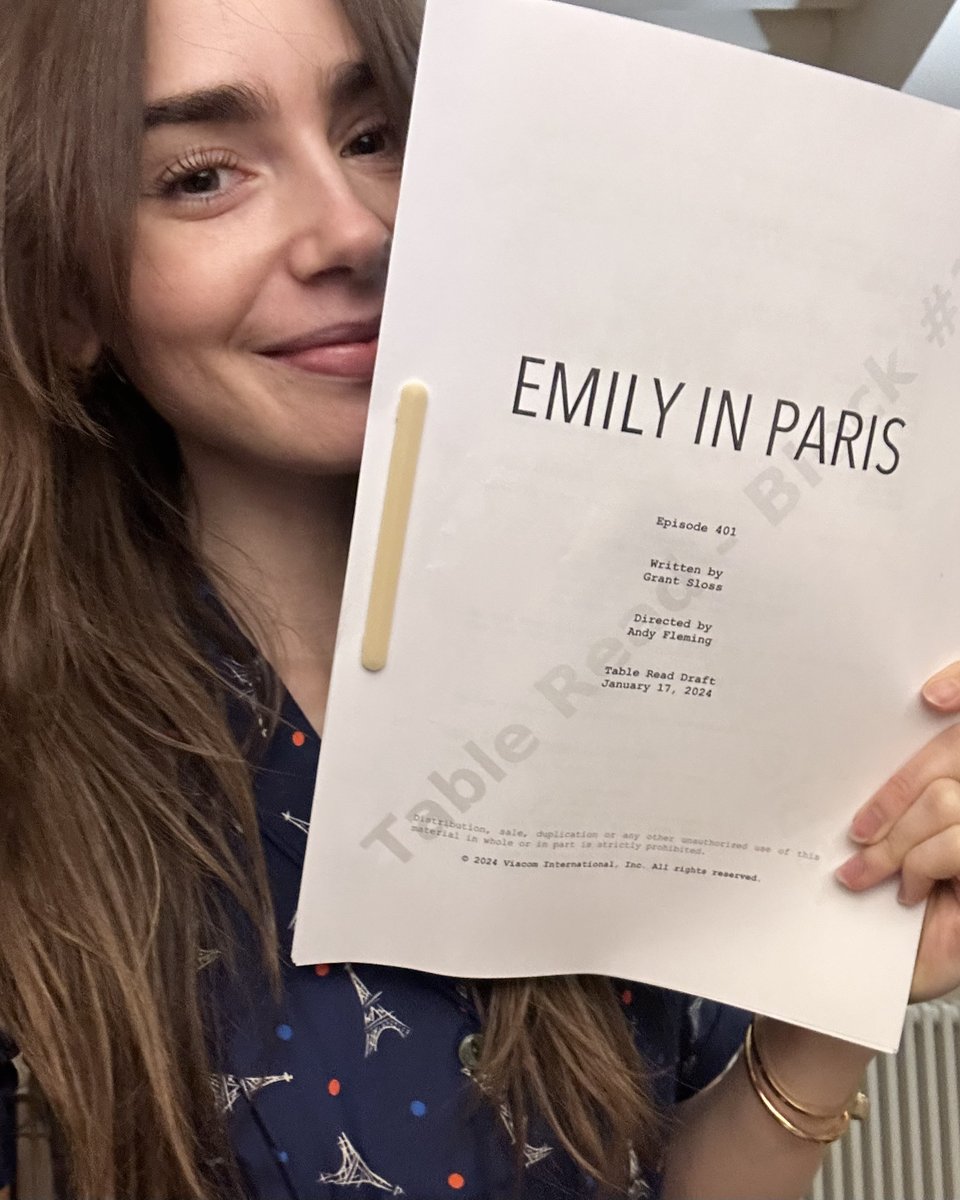 BONJOUR SEASON FOUR 💗 Emily in Paris is back in production.