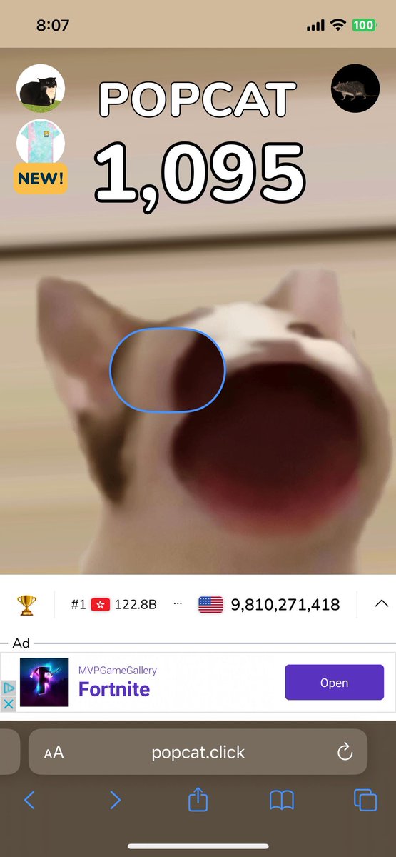 JMatzko's tweet photo. Thanks to Winston (names have been changed to protect the guilty), Class 4B will be dedicating a significant part of their E-learning day to working the United States upward on the Popcat leader board. Every time my 9 yo finishes an assignment, he earns 300 more pops... https://t.co/hw0MSMO7zc