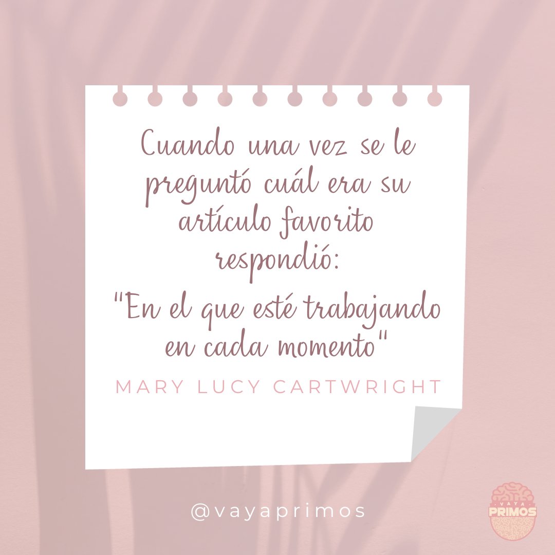 ✨MARY LUCY CARTWRIGHT✨
Fue una matemática británica. Trabajó junto con Hardy, quien supervisó su tesis doctoral.
Su trabajo ofreció grandes avances en las funciones complejas y los sistemas dinámicos.