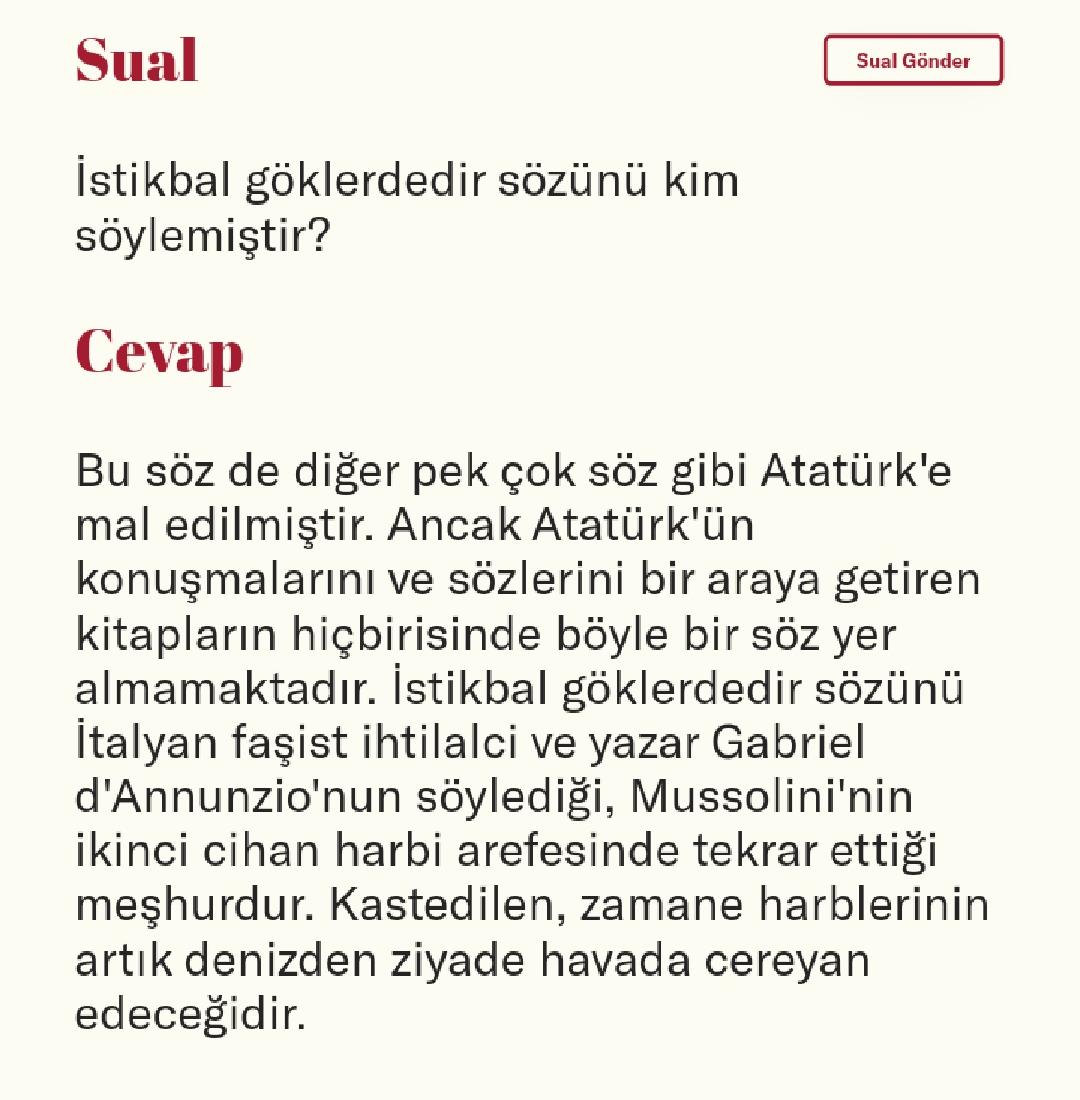 İstikbal göklerdedir?