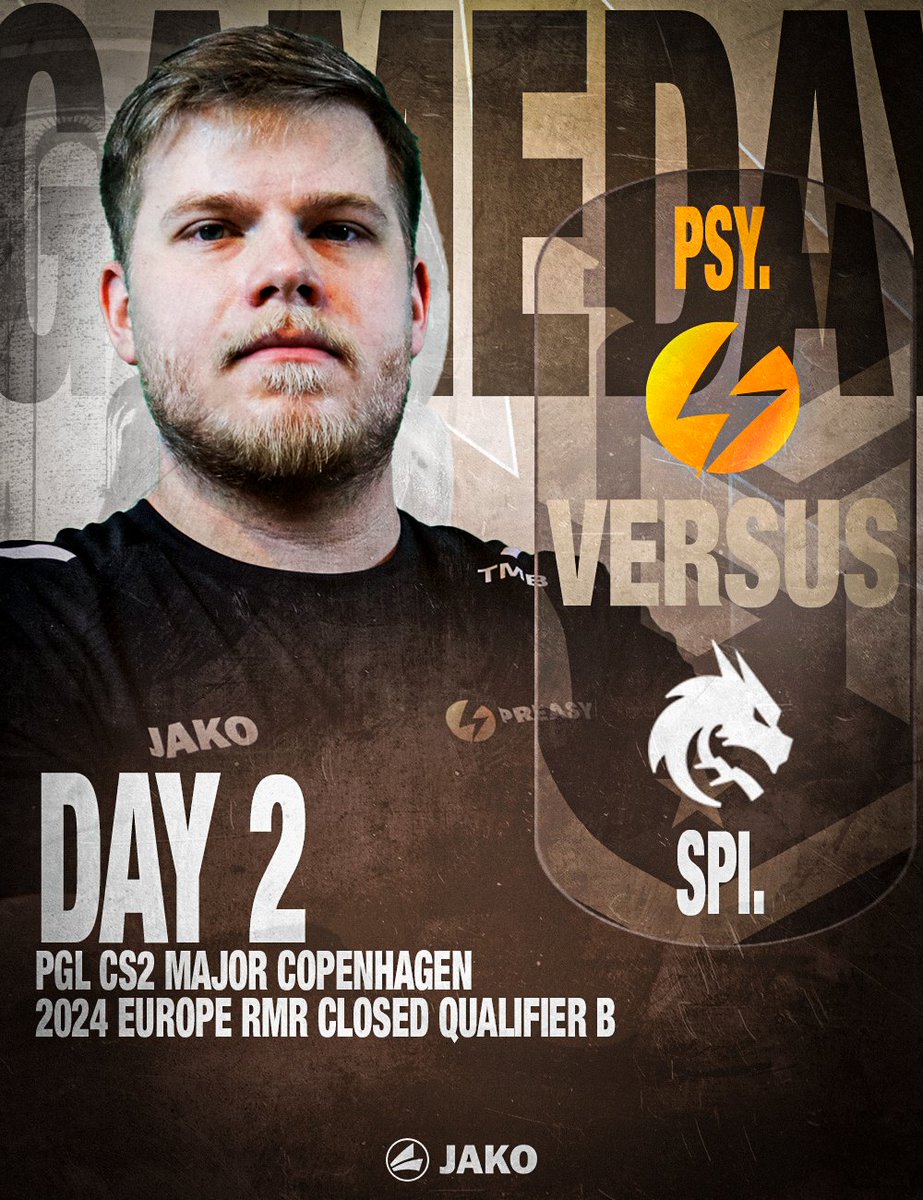 Preasy Esport 🇩🇰 (@preasyesport) on Twitter photo Big game inc! For a chance to go 2-1 in the RMR Closed Qualifier.
BO1 vs. <a href="/Team__Spirit/">Team Spirit CS2</a> at 16:00 CET.
Stream: twitch.tv/preasytv
#EasyPreasy ⚡️ Big game inc! For a chance to go 2-1 in the RMR Closed Qualifier.
BO1 vs. <a href="/Team__Spirit/">Team Spirit CS2</a> at 16:00 CET.
Stream: twitch.tv/preasytv
#EasyPreasy ⚡️