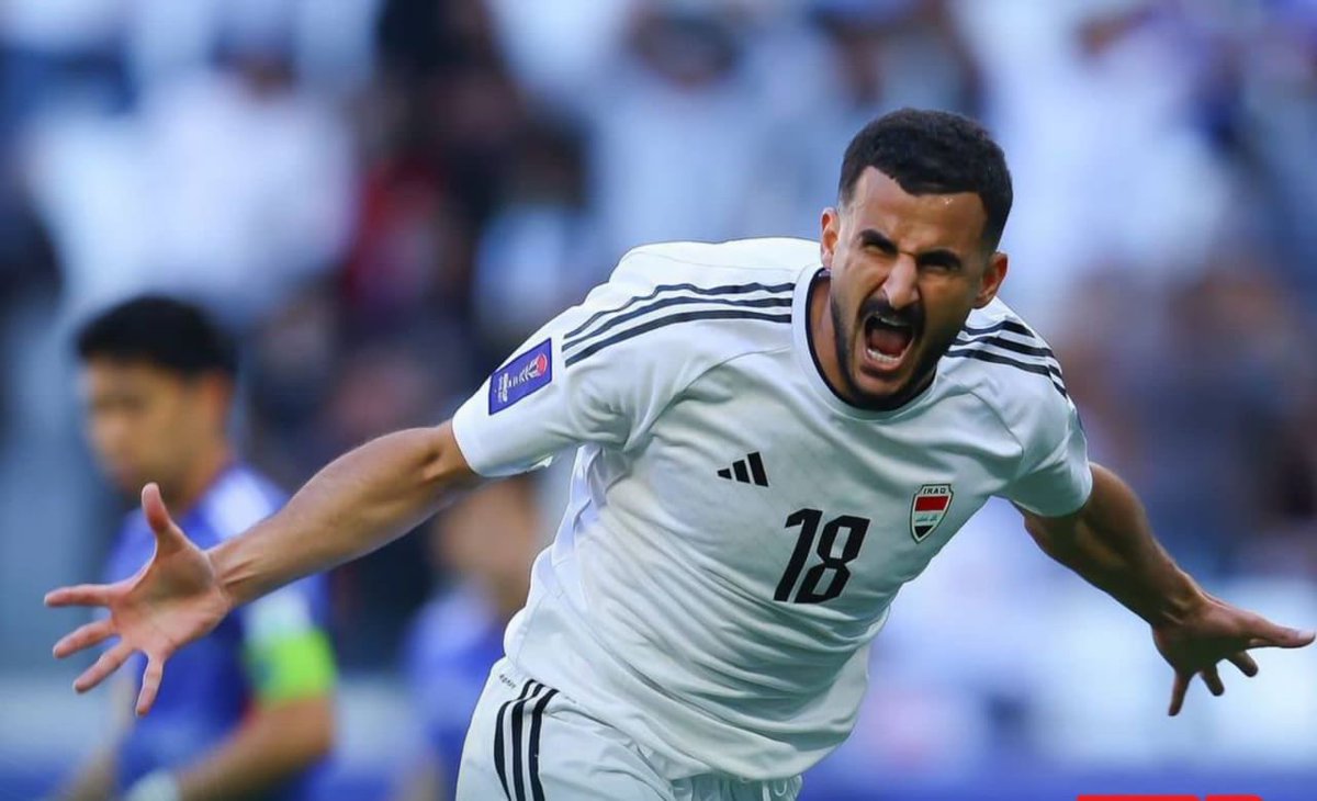 dhumed's tweet photo. الأسود تزأر في الدوحة 
الف مبارك فوز المنتخب الوطني لكرة القدم على نظيره الياباني 1-2 وانتقاله الى الدور الثاني بعد تصدره  المجموعة الرابعة برصيد 6 نقاط . أسود الرافدين قدموا عرضاً رائعاً في هذه المباراة وأعلنوا بقوة انهم قادمون للتنافس على اللقب من جديد.اللهم ديم أفراح العراقيين https://t.co/mtUDzqsu6D