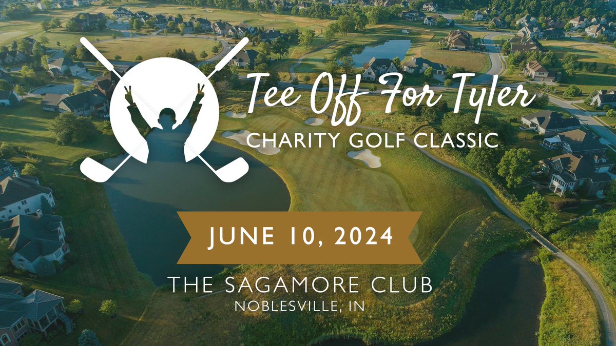 ⛳️Mark your calendar!
The 2024 Tee Off for Tyler Charity Golf Classic will take place on June 10th at The Sagamore Club in Noblesville, IN!

We'd love for you to join us and support pediatric cancer research! More information COMING SOON!
#TeeOffForTyler #PediatricCancerResearch