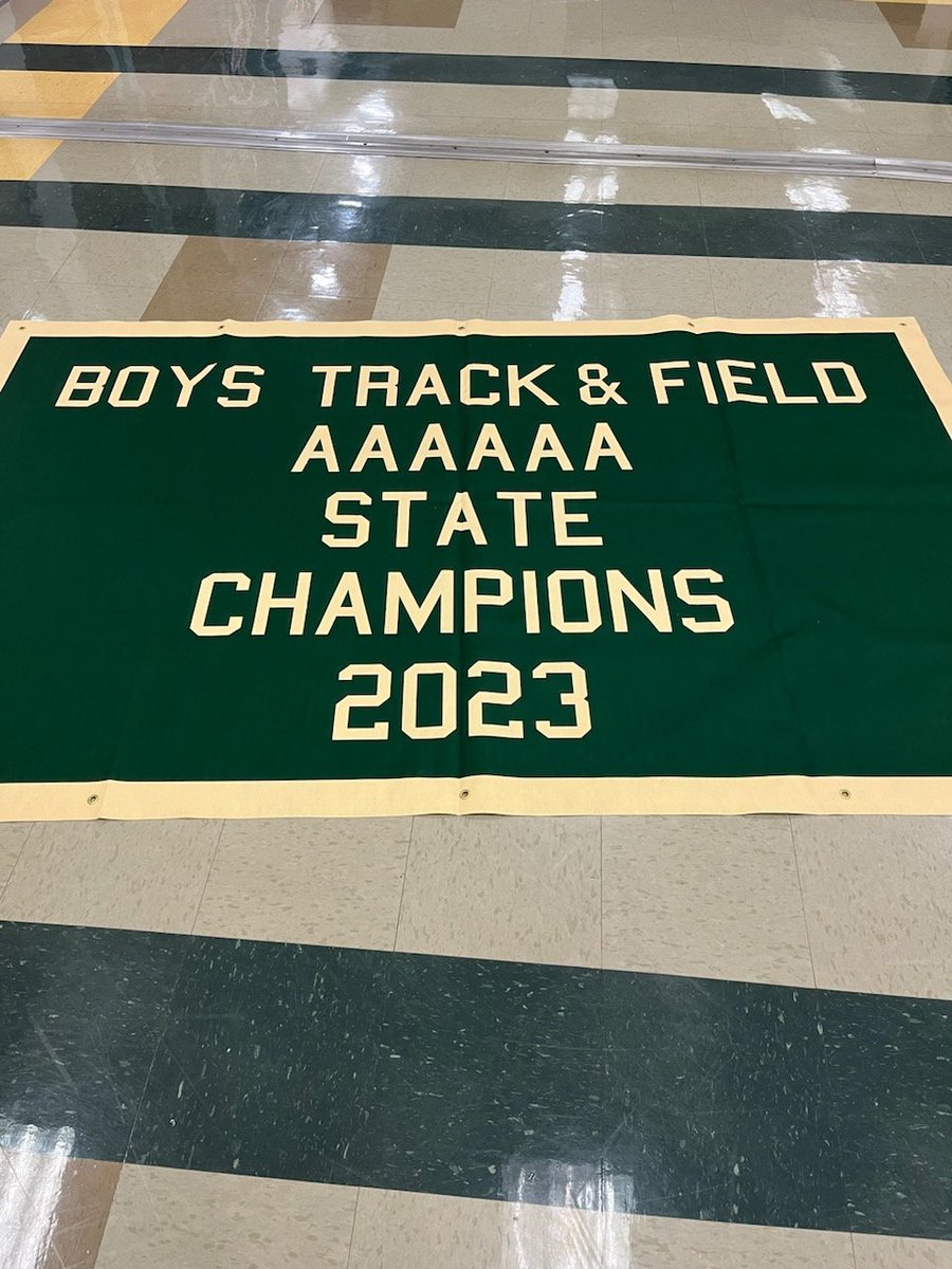 The State Championship Banner is finally here!!!
<a href="/LHughesNews/">Langston Hughes High School</a>; <a href="/LHughesSports/">LHHS Athletic Department</a>