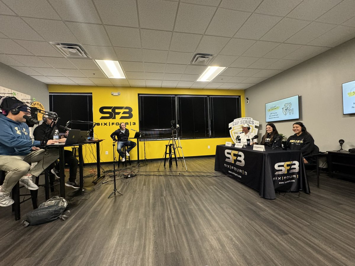 Paul VI Softball (@pvi_softball) on Twitter photo Great night talking 🥎 with <a href="/SF3Softball/">Sixfour3</a> and the hosts <a href="/mcooke74/">Matthew Cooke</a> <a href="/JThomasUSAFB/">Jimmy Thomas</a> <a href="/kevinbednoski/">Kevin Bednoski</a> on #TWiF. We appreciate everything you do for our SA’s and future Panthers! #GNSL <a href="/PVIsports/">PVI Sports</a> <a href="/WCAC_Central/">WCAC CENTRAL</a> <a href="/IHartFastpitch/">I❤️Fastpitch</a> <a href="/GO_VISAA/">VISAA</a> <a href="/QrRecruiter/">QR RECRUITER</a> <a href="/ExtraInningSB/">EXTRA INNING SOFTBALL</a> Great night talking 🥎 with <a href="/SF3Softball/">Sixfour3</a> and the hosts <a href="/mcooke74/">Matthew Cooke</a> <a href="/JThomasUSAFB/">Jimmy Thomas</a> <a href="/kevinbednoski/">Kevin Bednoski</a> on #TWiF. We appreciate everything you do for our SA’s and future Panthers! #GNSL <a href="/PVIsports/">PVI Sports</a> <a href="/WCAC_Central/">WCAC CENTRAL</a> <a href="/IHartFastpitch/">I❤️Fastpitch</a> <a href="/GO_VISAA/">VISAA</a> <a href="/QrRecruiter/">QR RECRUITER</a> <a href="/ExtraInningSB/">EXTRA INNING SOFTBALL</a>
