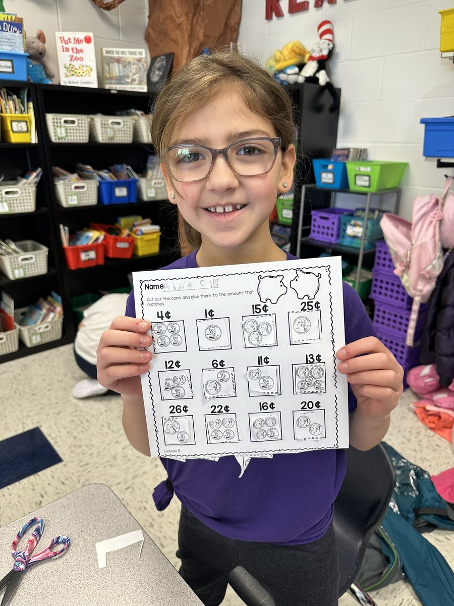 SCEJansen's tweet photo. Yesterday we enjoyed learning about money! Our class enjoyed playing the game Collect the Coins after our independent work to see who wins by collecting the most money at the end of the game! #scesoars #wsdlearns https://t.co/O9TNGKMCbn