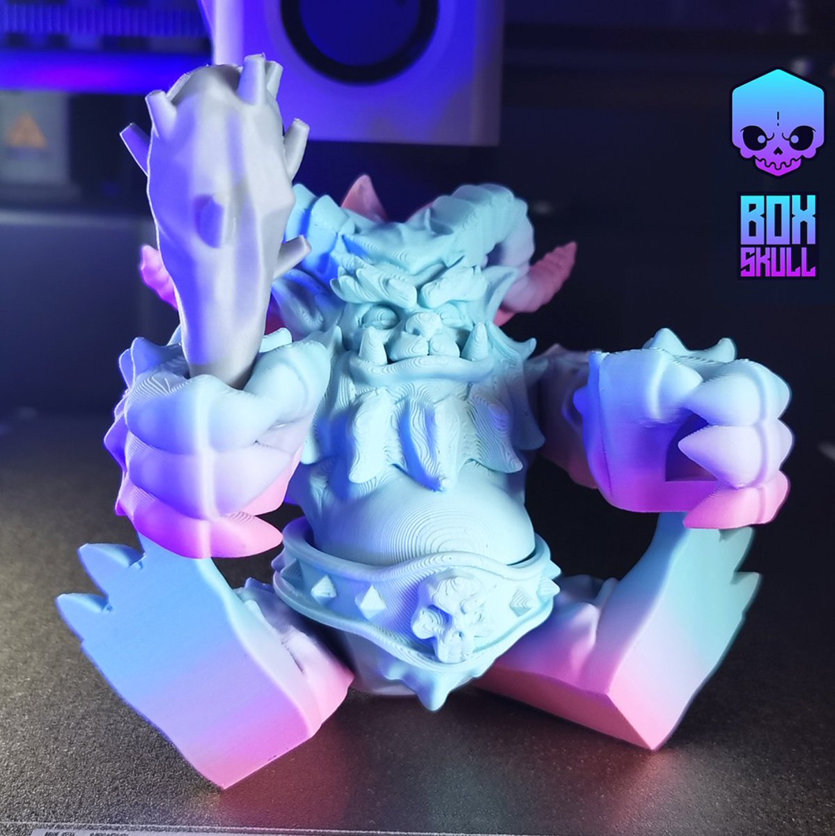 ARTICULATED FIGURE - YETI 
New desing available now on @Cults3D 

cults3d.com/en/3d-model/ar…

#boxskull  #cults #yeti #printst #print3d #bambulab  #cults3d #Abominable #SnowMan