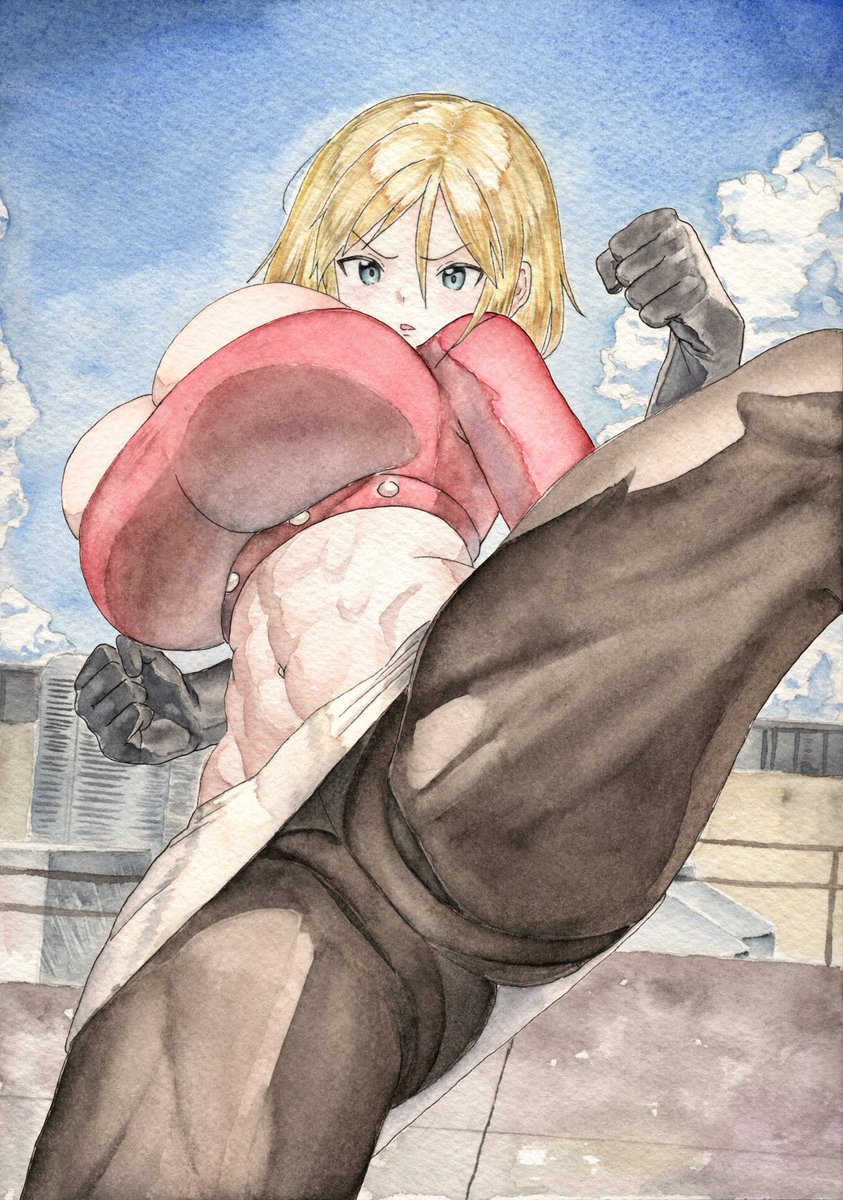 スパイクアウトのリンダのイラストです 