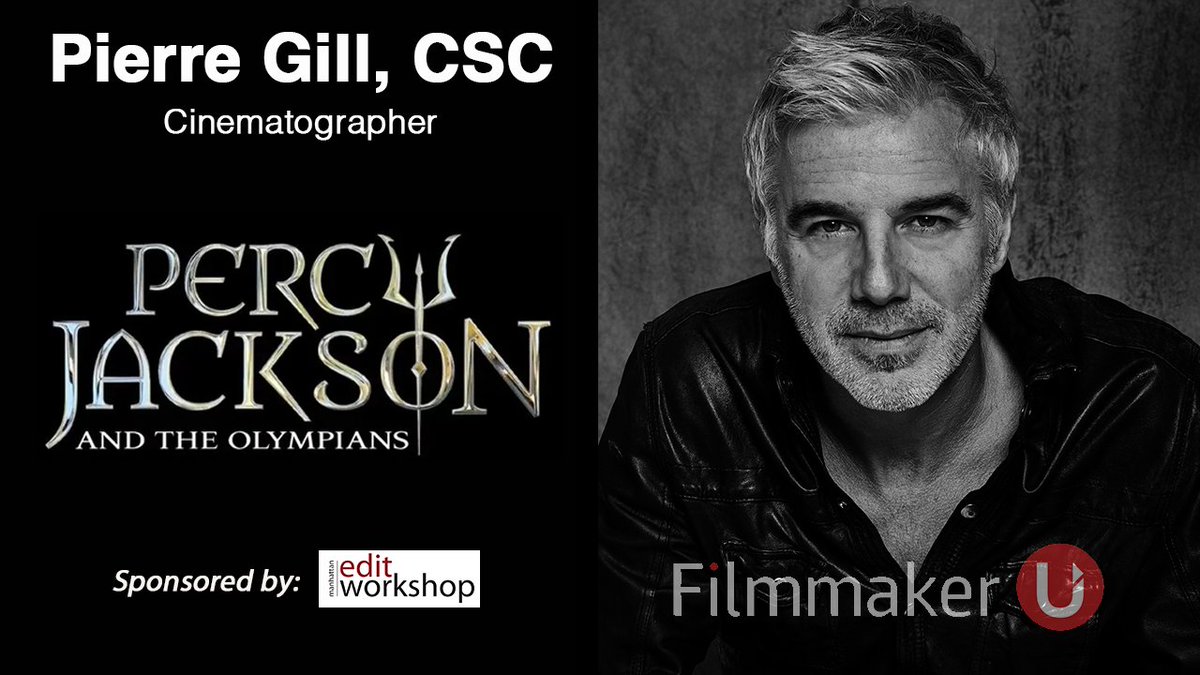 Filmmaker U (@filmmaker_u) on Twitter photo In this ep at 2PM ET, DP Pierre Gill, CSC, talks with us about shooting "percy Jackson and the Olympians," his experiences shooting 2nd Unit with legends Greg Fraser, ASC &Roger Deakins, ASC, BSC on major films & more!
Watch on YouTube youtu.be/aqF4RTuiW-A
<a href="/MEWShop/">Manhattan Edit Wkshp</a> In this ep at 2PM ET, DP Pierre Gill, CSC, talks with us about shooting "percy Jackson and the Olympians," his experiences shooting 2nd Unit with legends Greg Fraser, ASC &Roger Deakins, ASC, BSC on major films & more!
Watch on YouTube youtu.be/aqF4RTuiW-A
<a href="/MEWShop/">Manhattan Edit Wkshp</a>