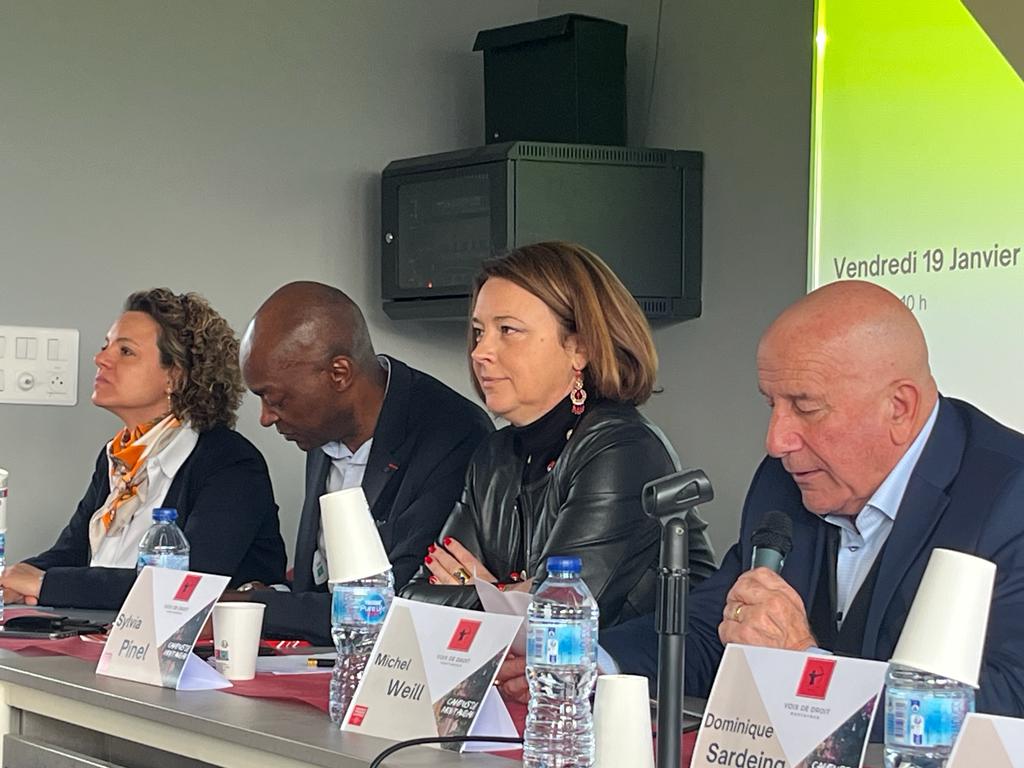 tarnetgaronne82's tweet photo. #MichelWeill président de @tarnetgaronne82 à @UTCapitolede #Montauban a livré ce matin un discours enthousiaste au Forum "Les voix de droit" réunissant étudiants et professionnels du secteur en présence de la ministre @SylviaPinel, des élus et du président @hugueskenfack. https://t.co/PL3K76Gdqn