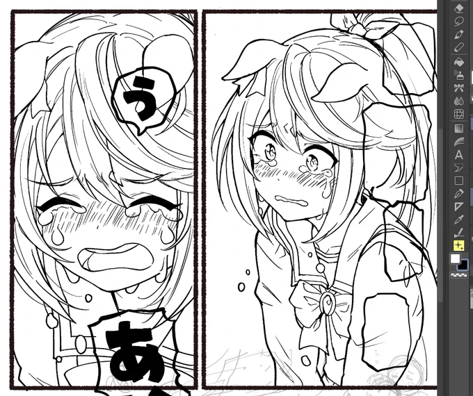 テイオーの泣き顔を見ると胸がしめつけられつつかわいいので少し泣いてもらう 