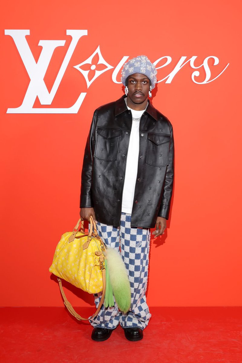 .@LilYachty at the <a href="/LouisVuitton/">Louis Vuitton</a> Men’s by <a href="/Pharrell/">Pharrell Williams</a> #FW24 Paris show.