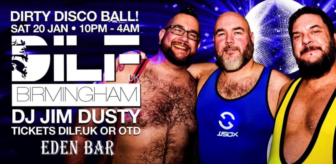 Clonezone Birmingham • #LGBwiththeT (@clonezonebrum) on Twitter photo It’s the first DILF of the year this Saturday @ Eden Bar
Who’s got their tickets yet?
Don’t forget Show your ticket/e-ticket instore & you'll get a fab 15% off ANY full price purchase
on event day (Saturday)
<a href="/ClonezoneBRUM/">Clonezone Birmingham • #LGBwiththeT</a>
<a href="/edenbirmingham/">Eden Birmingham</a> It’s the first DILF of the year this Saturday @ Eden Bar
Who’s got their tickets yet?
Don’t forget Show your ticket/e-ticket instore & you'll get a fab 15% off ANY full price purchase
on event day (Saturday)
<a href="/ClonezoneBRUM/">Clonezone Birmingham • #LGBwiththeT</a>
<a href="/edenbirmingham/">Eden Birmingham</a>