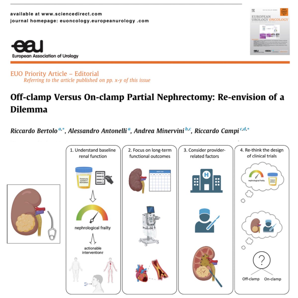 𝙍𝙞𝙘𝙘𝙖𝙧𝙙𝙤 𝘽𝙚𝙧𝙩𝙤𝙡𝙤 MD PhD (@ricbertolo) on Twitter photo Read our <a href="/EurUrolOncol/">European Urology Oncology</a> editorial:
a paradigm shift is necessary to #reenvision the #perspective on #offclamp procedures.
🔗 Link to full text 👇🏼
authors.elsevier.com/c/1iSOX9Cfv-xp… Read our <a href="/EurUrolOncol/">European Urology Oncology</a> editorial:
a paradigm shift is necessary to #reenvision the #perspective on #offclamp procedures.
🔗 Link to full text 👇🏼
authors.elsevier.com/c/1iSOX9Cfv-xp…