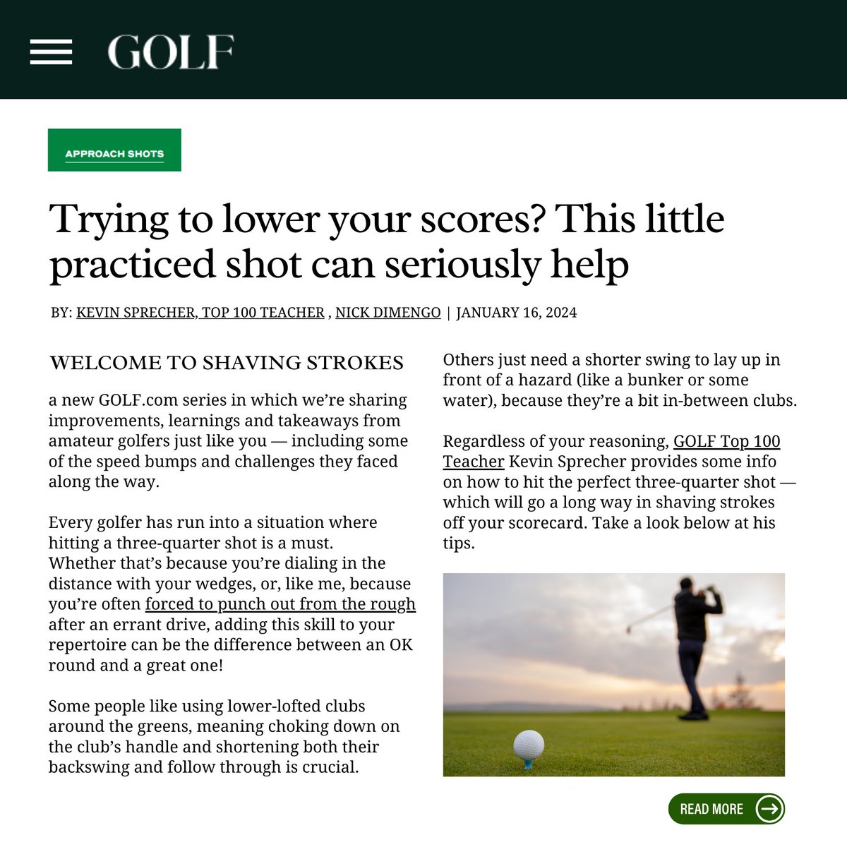 Unlock Lower Scores with This Hidden Gem! 🏌️‍♂️ Dive into my latest article on Golf.com revealing the secret shot that can seriously transform your game. Don't miss out on these insights – check it out now! <a href="/GOLF_com/">GOLF.com</a>