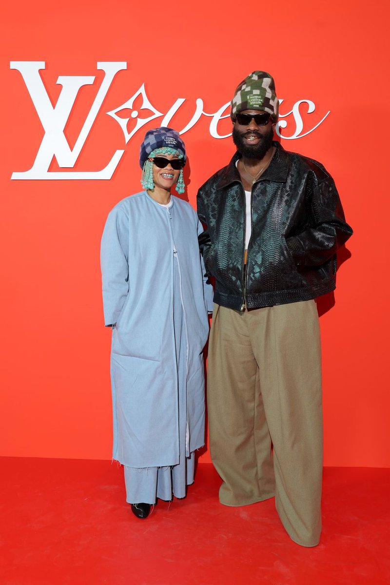 .<a href="/TobeNwigwe/">TobeNwigwe</a> &amp; Fat Nwigwe at the <a href="/LouisVuitton/">Louis Vuitton</a> Men’s by <a href="/Pharrell/">Pharrell Williams</a> #FW24 Paris show.