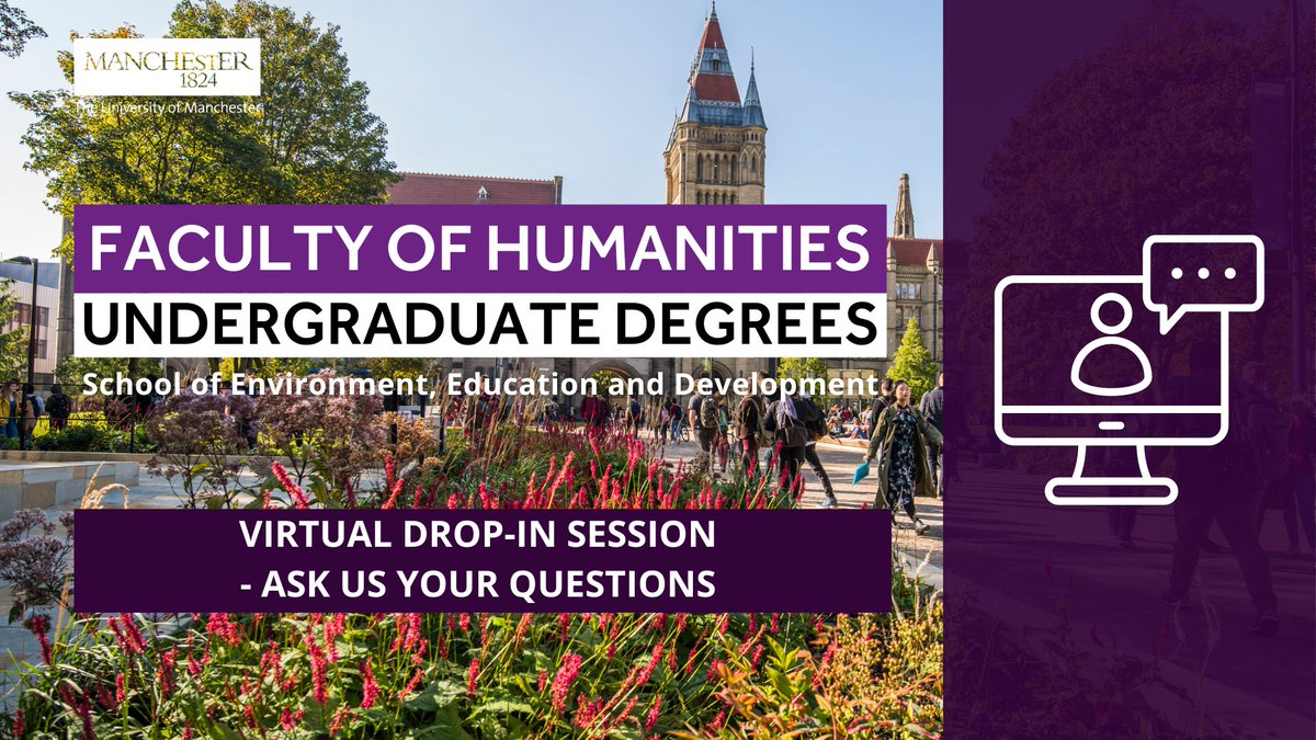Ask our SEED admissions and marketing staff your last-minute questions about our undergraduate degrees before the UCAS equal consideration deadline⏳! 📅 When: Thursday 25th January 2024 ⏰ Time: 4pm-5pm (UK timezone) 💻 Where: Zoom (online) ➡ Sign up: app.geckoform.com/public/#/moder…
