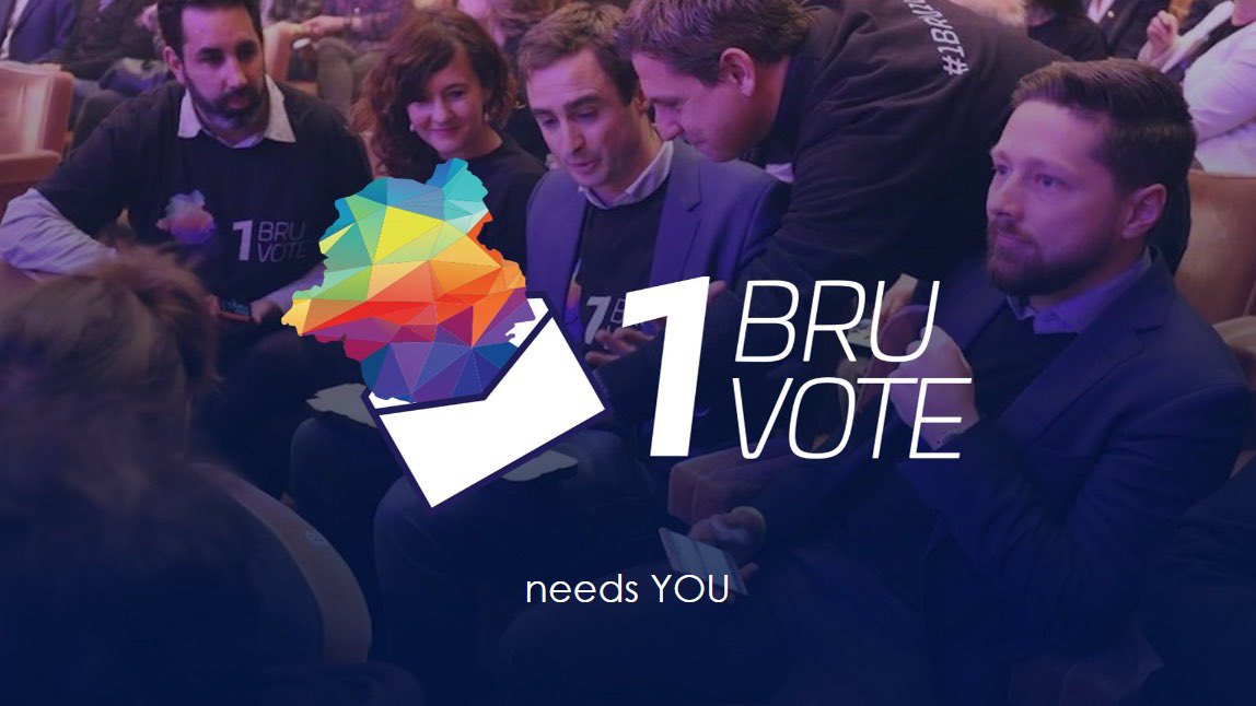 @1bru1vote - Calling all non-Brussels citizens. 🫵🏻 1Bru1Vote is an apolitical movement in Brussels pushing for Brussels residents to have a say in local elections regardless of where they're from. Be #OneStepAhead and check out their X account for more! 😎