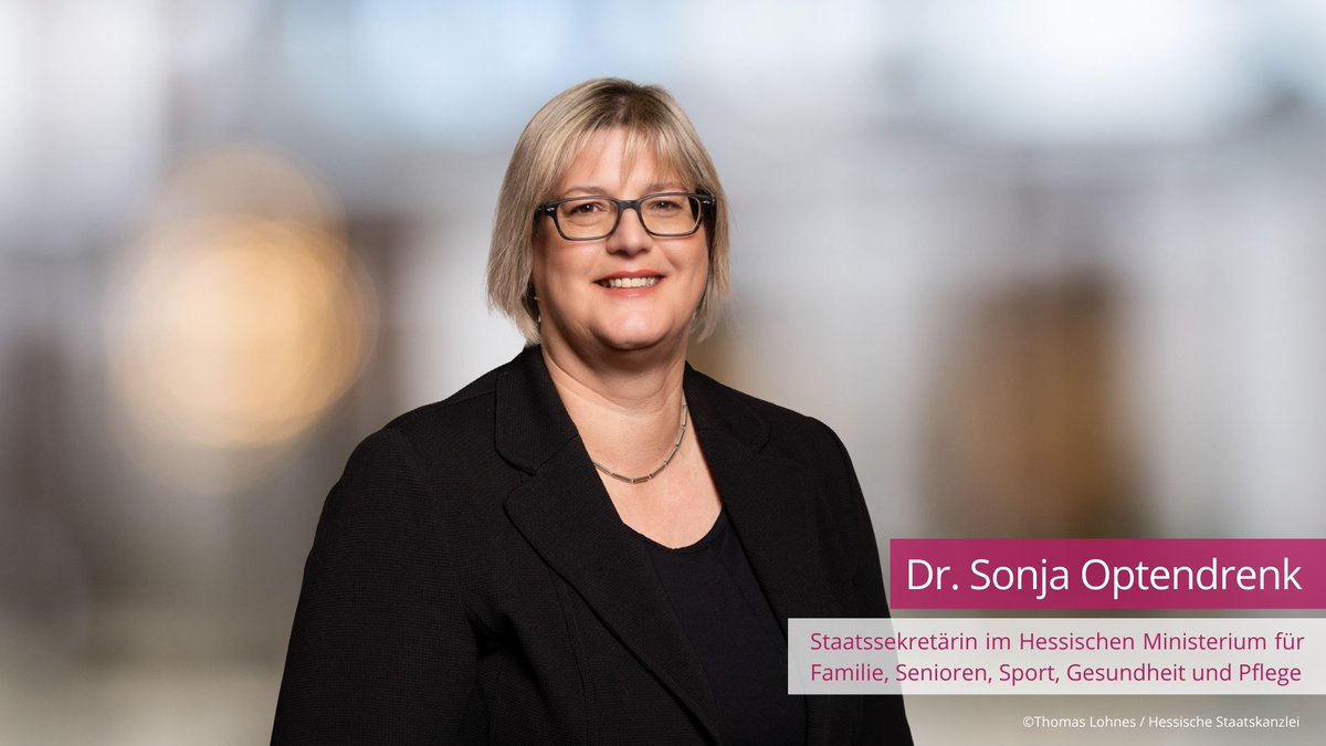 Wir begrüßen ganz herzlich Diana Stolz, Ministerin im Hessischen Ministerium für Familie, Senioren, Sport, Gesundheit und Pflege sowie Staatssekretärin Dr. Sonja Optendrenk und freuen uns auf die Zusammenarbeit.