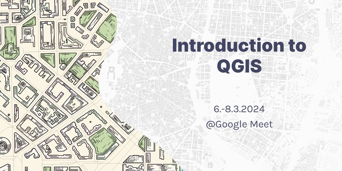Did you know that have training in English as well? 🤓 This introductory course to QGIS will cover the basics. It'll be organized in three consecutive afternoons, two hours at a time. sign up and start mapping 🗺
👉 gispo.fi/en/koulutus/in…