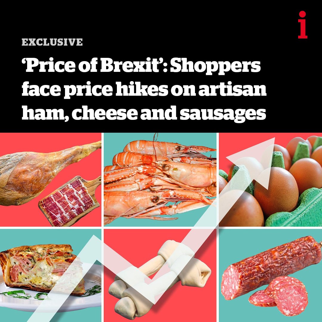 Continental delicacies from Spain and Italy imported to Britain will face price rises and delays as a result of new post-Brexit border controls Read the exclusive from @cahalmilmo 🧵