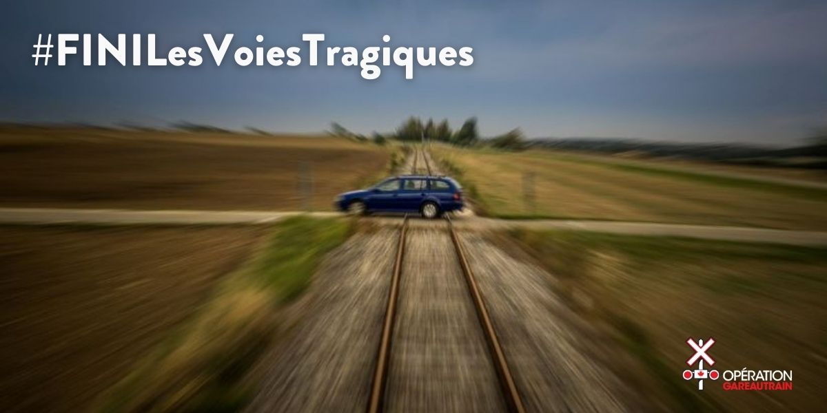 Évitez de rester coincé sur la voie ferrée :

➡️ Avant de vous engager, assurez-vous qu’il y a suffisamment de place pour dégager les voies 
➡️ Ne vous arrêtez JAMAIS au milieu d’un passage à niveau

operationgareautrain.ca/blog-fr/decemb…