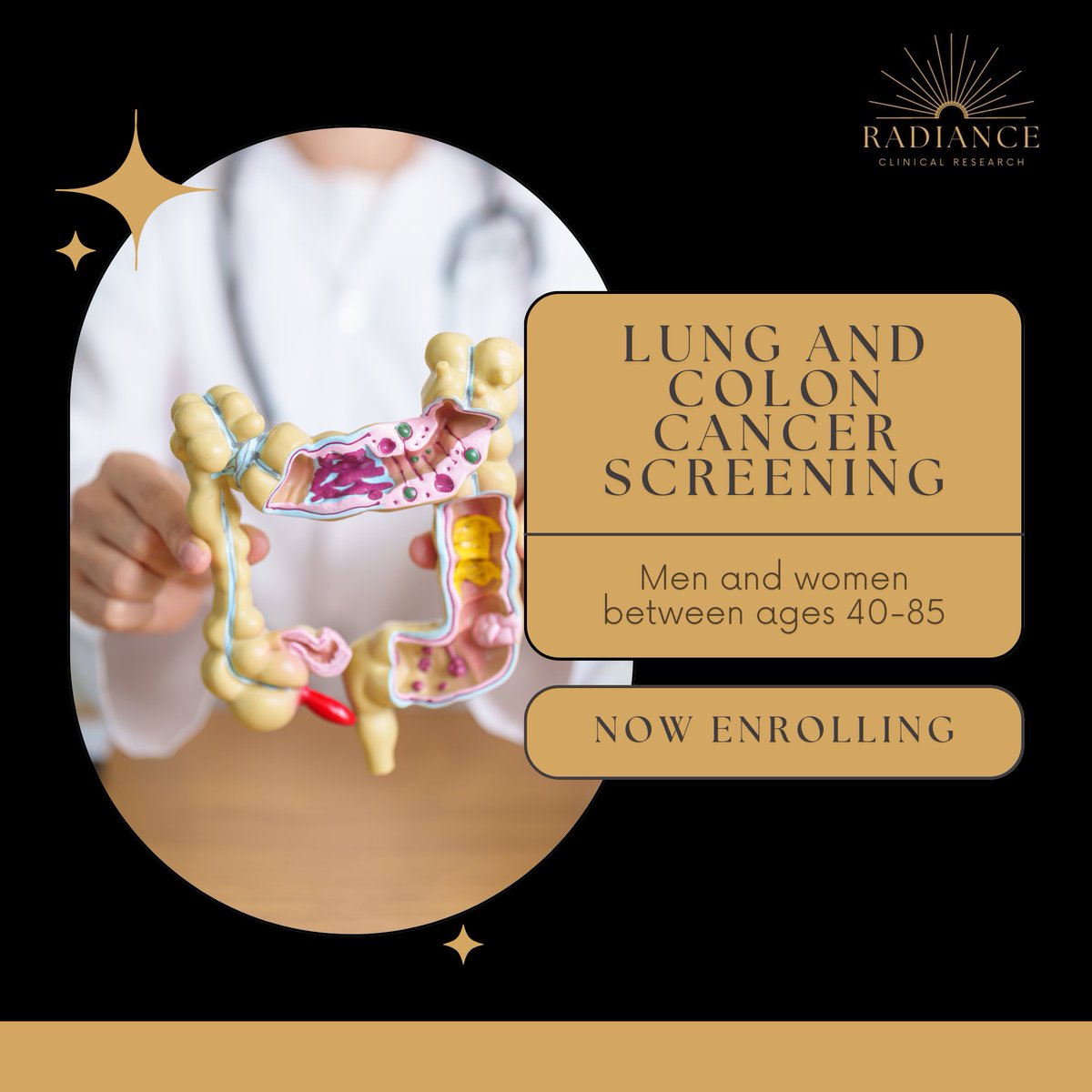 If you’re between the ages of 40-85 and would like to see if you qualify for a lung and colon cancer screening that is enrolling now, give us a call!