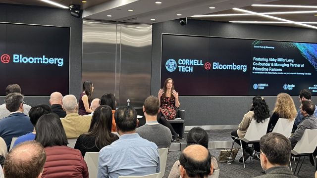 At tonight’s #CTechBBG session, Primetime Partners’ Managing Partner & Co-Founder Abby Miller Levy talks with @RitikaGuptaTV about her career path, experience building products at OXO & SoulCycle, why she's bullish on 'longevity tech,” and her 2024 #VC outlook #venturecapital...