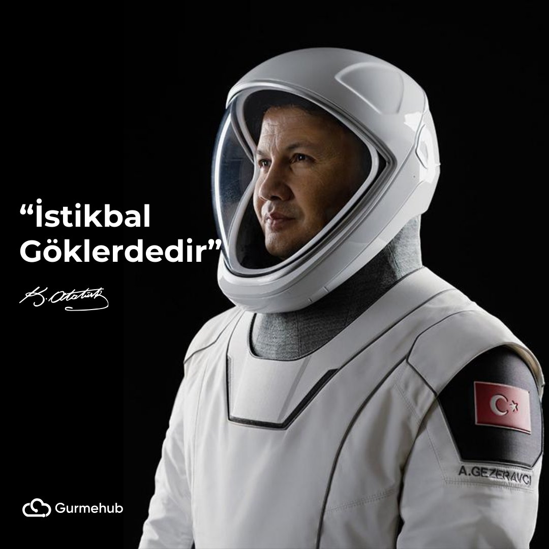 GurmeHub's tweet photo. Alper Gezeravcı'ya Uluslararası Uzay İstasyonu'nda gerçekleştireceği çalışmalarda başarılar dileriz. 🧑🏼‍🚀Sizleri de çok daha ileriye taşıyacak projeler ile yanınızdayız. 🚀 https://t.co/0N1PYGMBgE