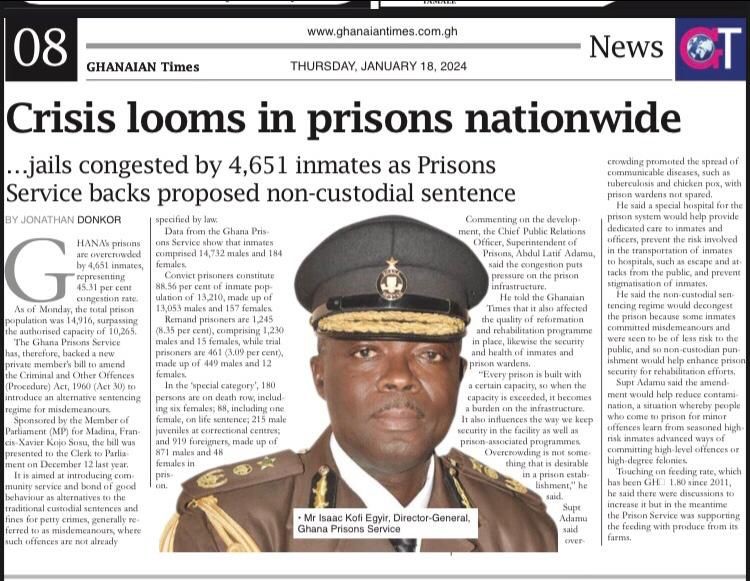 CHRIAFRICAOFFIC's tweet photo. The overcrowding in our prisons demands immediate action. Let's push for the amendment of the criminal act and the enactment of the community service bill—a crucial step in the right direction. ⚖️We've been talking about this for over a decade—time for action! https://t.co/q2HRzd4iVv