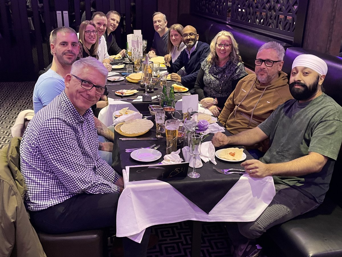 Our first sales meeting of the year as our Jigsaw team gathered to confirm strategy and new product launches for 2024. Exciting times ahead! And, with it being winter and cold in Manchester, it had to be a post meeting curry!