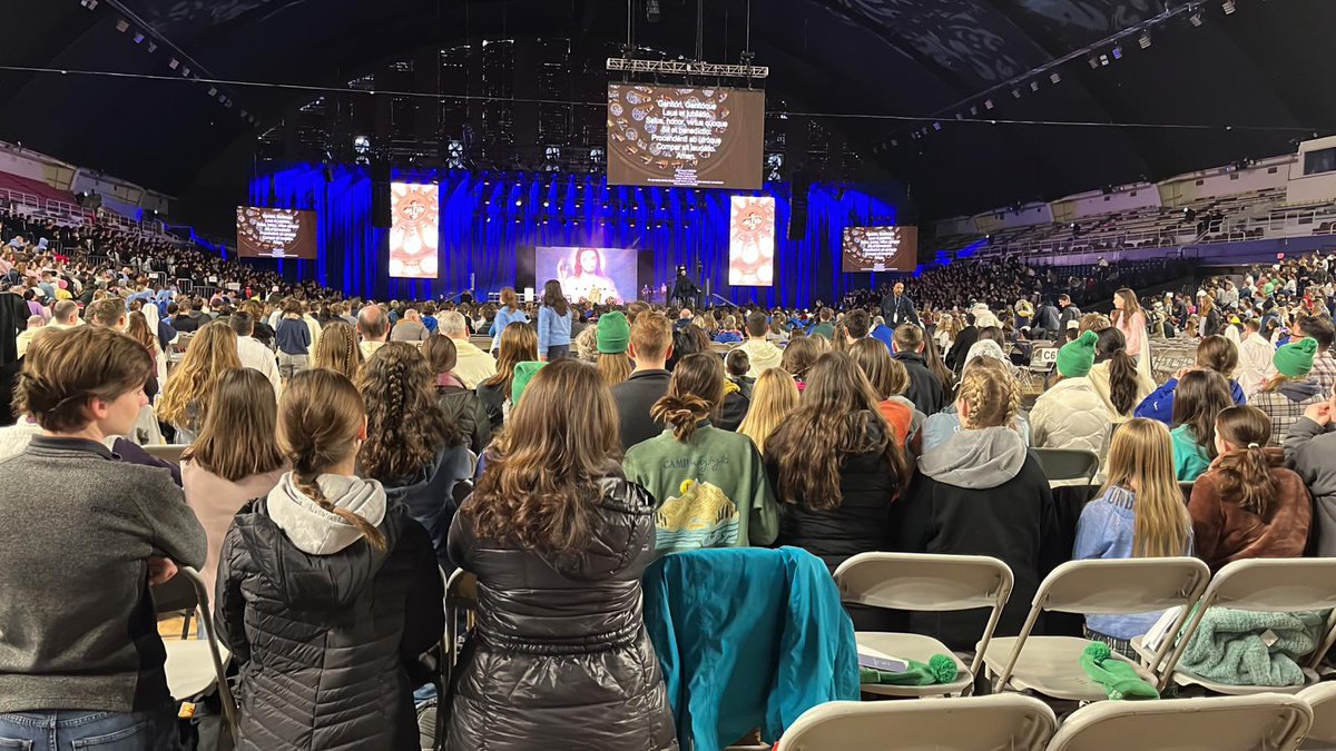 Ahead of the <a href="/March_for_Life/">March for Life</a> hundreds bow before the Real Presence in Eucharistic Adoration at Life Fest. We pray for hearts to be changed! #ewtnprolife #WhyWeMarch