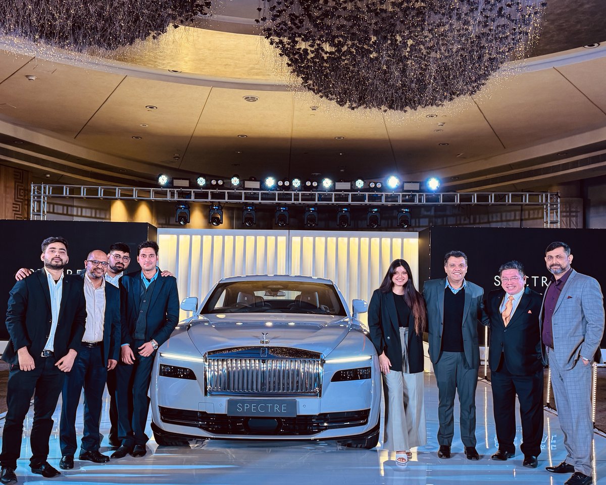 Where excellence meets the future! #SPIRITELECTRIFIED Proud to be the PR partner of @rollsroycecars for the momentous launch of Spectre, the world’s first super-luxury electric Coupe, in India. Thanks for trusting us to make this a grand success. #TheFutureisEV #Rollsroyce