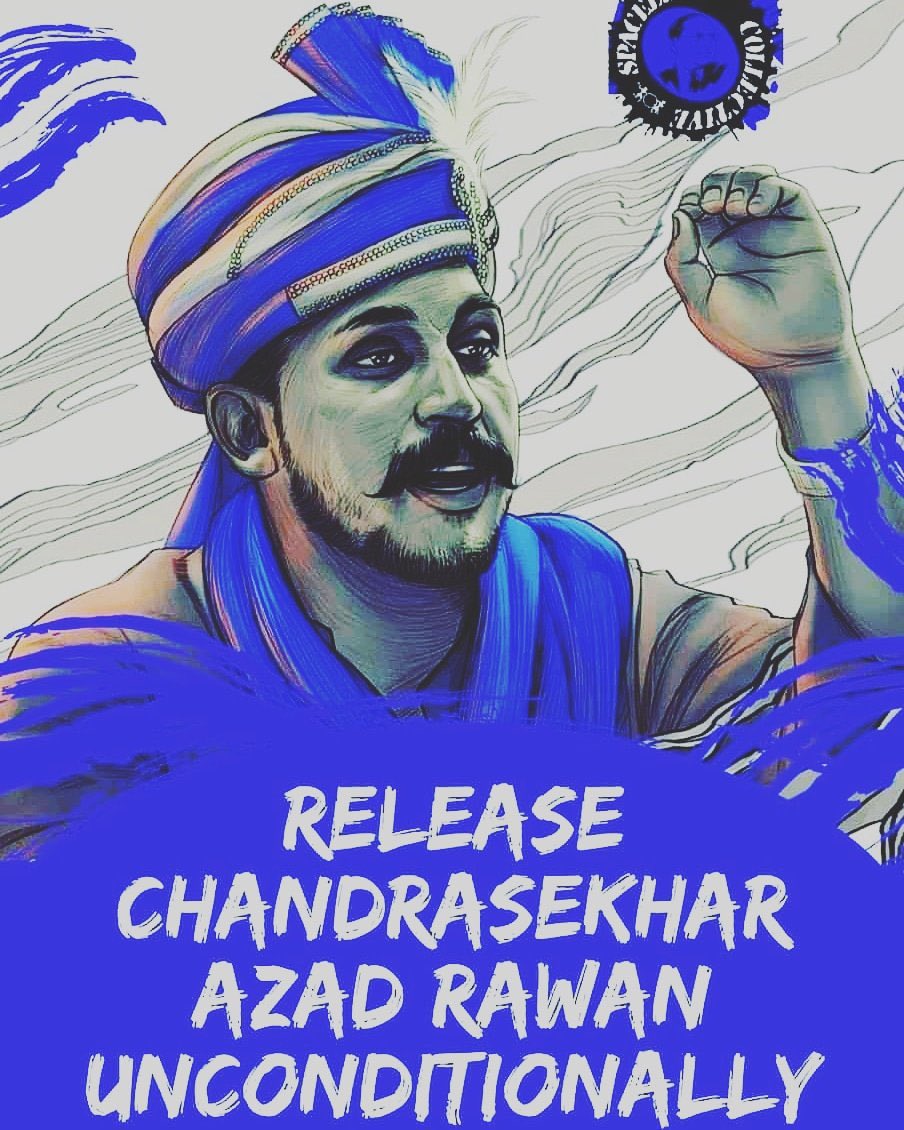 BASFOriginal's tweet photo. D.U में अपने हक़ अधिकार और न्याय के लिए आंदोलन कर रहे @BhimArmyChief चन्द्रशेखर आज़ाद, जी और @DrRituSingh_समेत सैंकड़ों लोगों को दिल्ली पुलिस ने डीटेन कर लिया है। यह दिल्ली पुलिस और दिल्ली यूनिवर्सिटी की जातिवादी व्यवस्था को दर्शाता है, सभी साथियों को तुरंत रिहा किया जाये। https://t.co/pgOmzf7lKp