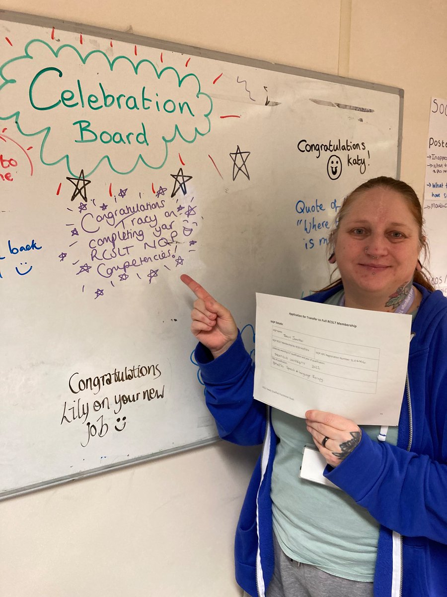 SFH Adult Speech and Language Therapy Team (@sfh_slt) on Twitter photo Congratulations <a href="/Shooting_SLT/">Tracy Johnson (she/her)</a> on completing your <a href="/RCSLT/">RCSLT 💙</a> NQP competencies!! <a href="/RamptonSlt/">Rampton Hospital SLT Team</a> Congratulations <a href="/Shooting_SLT/">Tracy Johnson (she/her)</a> on completing your <a href="/RCSLT/">RCSLT 💙</a> NQP competencies!! <a href="/RamptonSlt/">Rampton Hospital SLT Team</a>