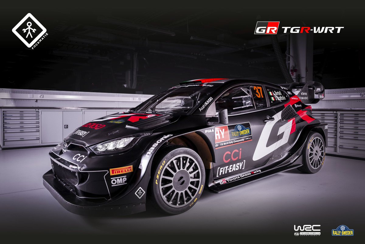 We are very happy to announce that we will take part to <a href="/RallySweden/">Rally Sweden</a> 🇸🇪 2024 with a Toyota Yaris Rally1 car!

For our first time in <a href="/OfficialWRC/">FIA World Rally Championship</a> , we are also proud to wear the official colors of <a href="/TGR_WRC/">TOYOTA GAZOO Racing WRT</a> , with some extra distinctive elements, as the italian flag on the roof