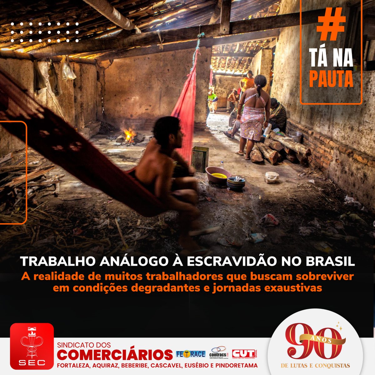 Secfortaleza1's tweet photo. Trabalho Análogo à Escravidão no Brasil

A realidade de muitos trabalhadores que buscam sobreviver em condições degradantes e jornadas exaustivas

https://t.co/7N01yDzoHc https://t.co/HhRLjq2Ymn