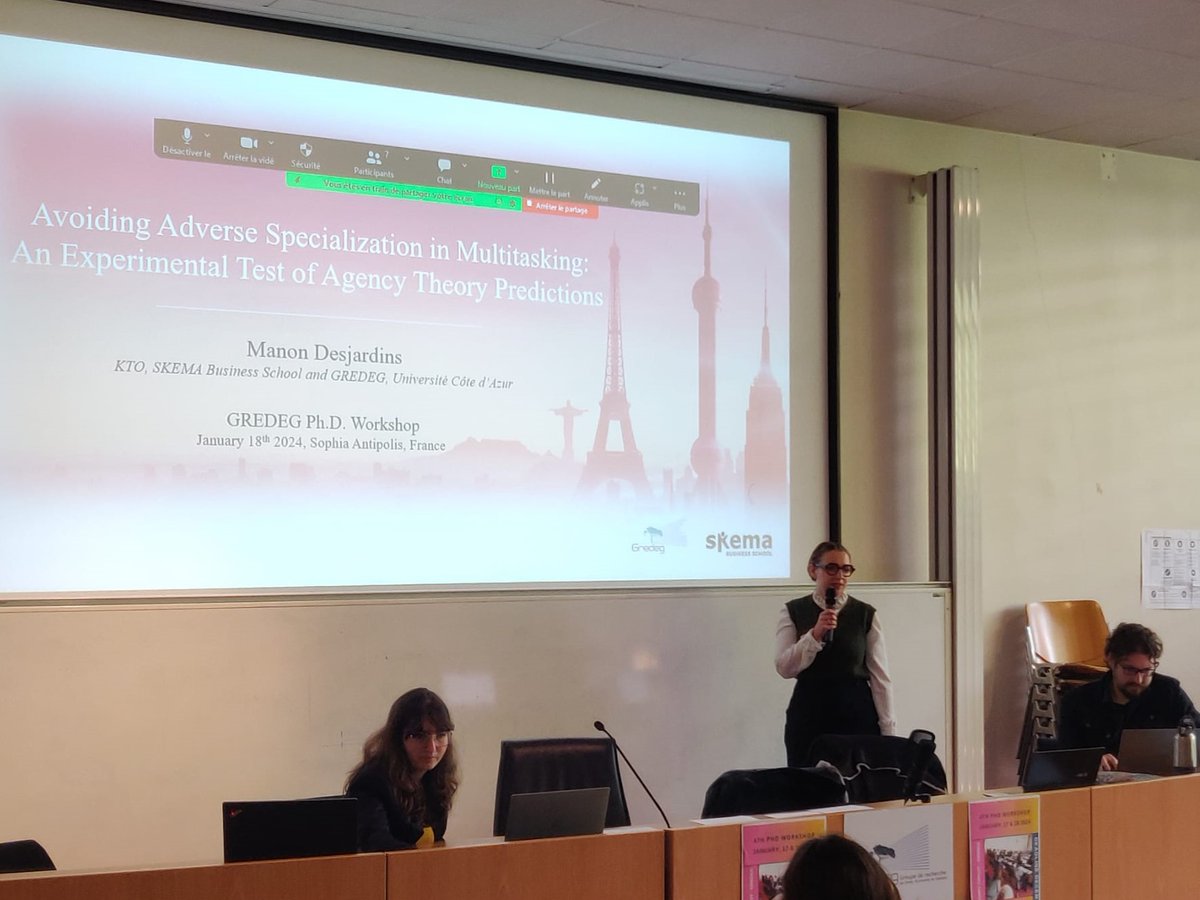 Manon Desjardins (@manondesjard1) on Twitter photo Had a great time yesterday <a href="/GREDEG_Workshop/">GREDEG PhD Workshop</a> presenting my paper on adverse specialization! 馃Always a pleasure to discuss about multidisciplinary research topics and to meet new PhD students. Shout out to the organisers for making it possible!馃挭馃徏 <a href="/GREDEG_UMR/">GREDEG</a> <a href="/Univ_CotedAzur/">Universit茅 C么te d'Azur</a> Had a great time yesterday <a href="/GREDEG_Workshop/">GREDEG PhD Workshop</a> presenting my paper on adverse specialization! 馃Always a pleasure to discuss about multidisciplinary research topics and to meet new PhD students. Shout out to the organisers for making it possible!馃挭馃徏 <a href="/GREDEG_UMR/">GREDEG</a> <a href="/Univ_CotedAzur/">Universit茅 C么te d'Azur</a>