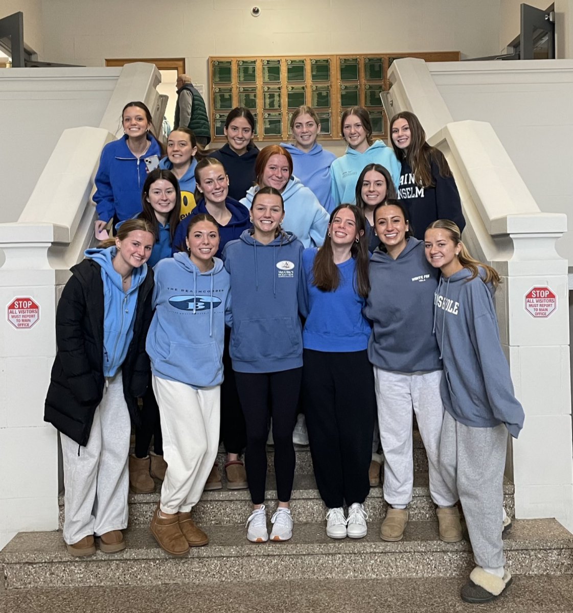 BeLikeBrit's tweet photo. Thank you to the fabulous students @Notre Dame Academy - Worcester for going #BlueForBrit! We love our partnership with them! https://t.co/w5XoTOFagf
