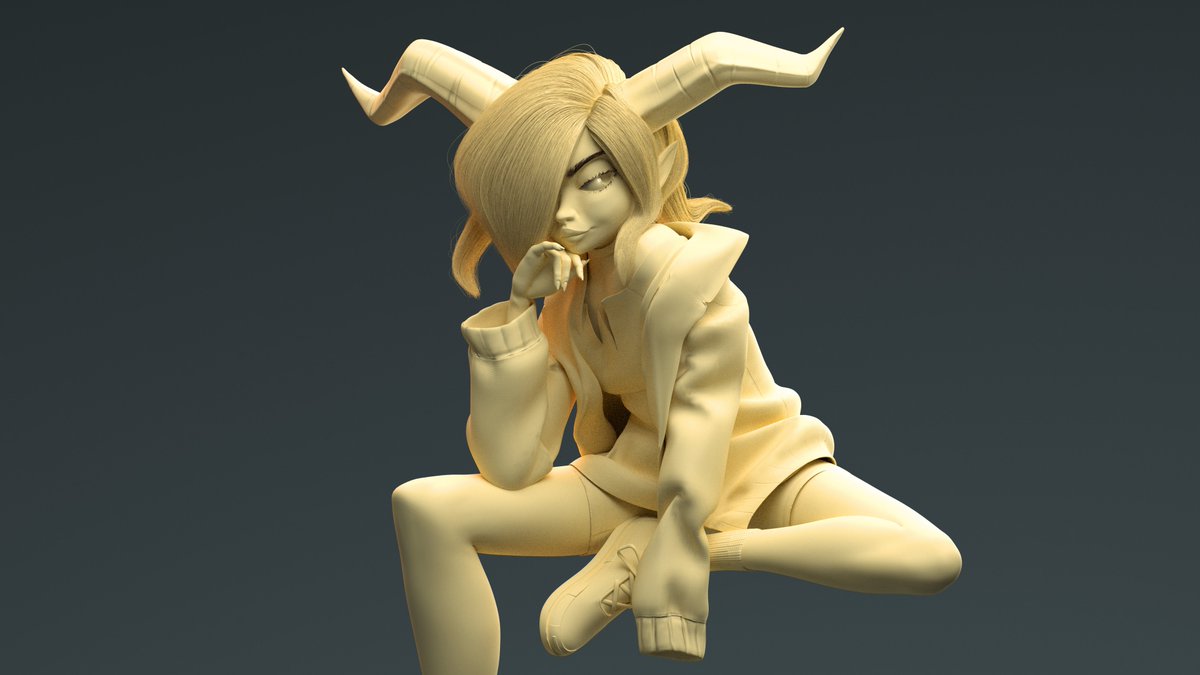 JaviGGar's tweet photo. QRT with clay renders? Hell yeah! https://t.co/JthAPJmRoK
