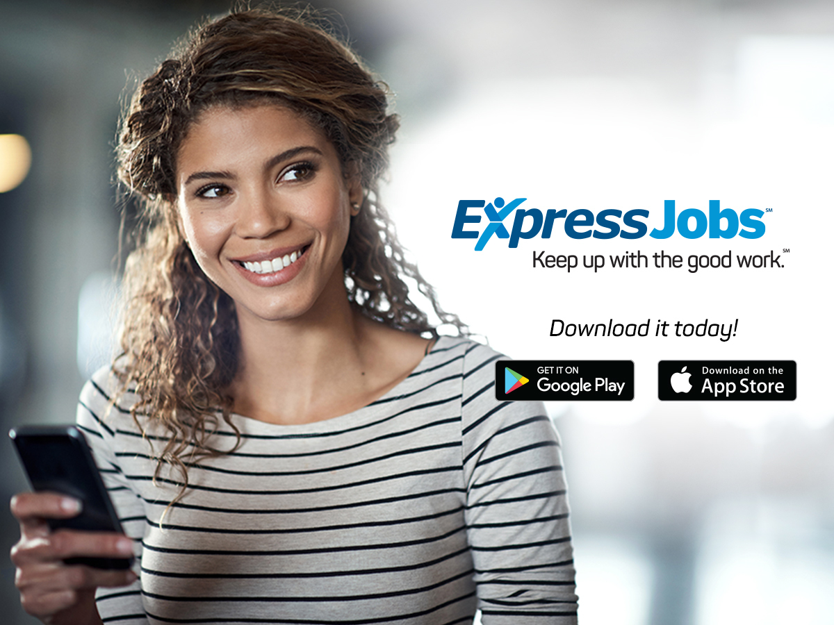 If a new job is a goal for the new year, make sure to download the ExpressJobs app! You'll be able to handle your job search no matter where you are at.

Learn more at ExpressPros.com/ExpressJobs