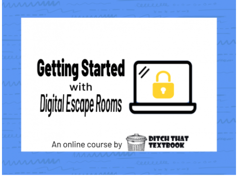 ?The Getting Started with Digital Escape Rooms course For just $19 you get: ?Videos ?PDF planning guides ?Loads of escape rooms with answers! ?An easy to follow system for making them Enroll today for escape rooms in class tomorrow! ?ditch.teachable.com/p/escape-rooms #DitchBook