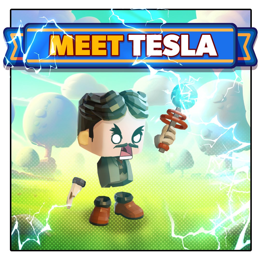 ⚡️Meet Tesla: Uncover the secrets and strengths of this pivotal character in MadRaid universe. Tesla is more than just a hero. 🌟🗡️💡  #MadRaid #MadRaidGame #PlaytoEarn #PlayandEarn