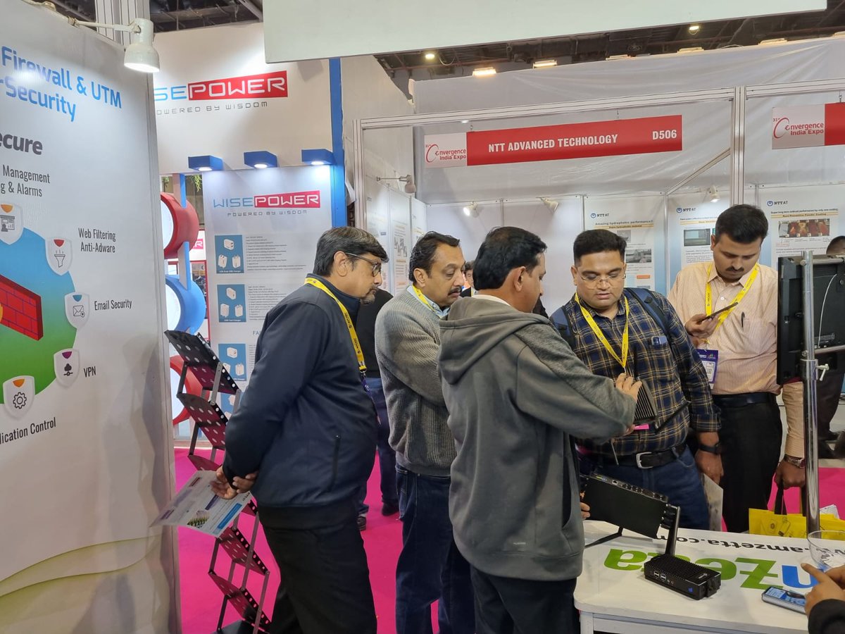 AmZettaTech's tweet image. Thank you to everyone. Your presence at @Convergenc  Hall 5, Booth D493 made the event truly special. Grateful for the engaging conversations about our #SDWAN, #Hybrid #SAN #Storage, #Secure #Thin #Clients, and #Cybersecurity #solutions. #CI2024  #AmZetta amzetta.com